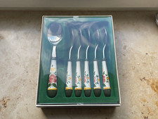 Villeroy & Boch Bauernblume 6x Suppenl&ouml;ffel L&ouml;ffelchen Besteck Set NEU mit OVP!