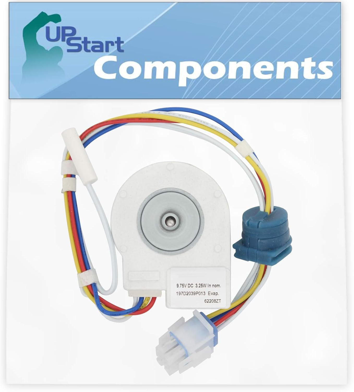 WR60X10074 Refrigerator Evaporator Fan Motor GE PS304658 AP3191003 1-PACK
