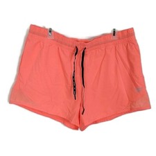 Reebok Womens sz XL Shorts Athletic Neon Pink Elastic Waist Draw String