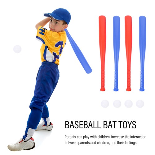 4 Sets Children Baseball Set Baseball Toy Baseball Bat Children Kids - Picture 11 of 11