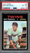 BB - 1971 - Topps - #26 - Bert Blyleven - PSA 6 - EX-MT