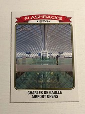 2023 Topps Heritage News Flashbacks Charles de Gaulle Airport NF-5