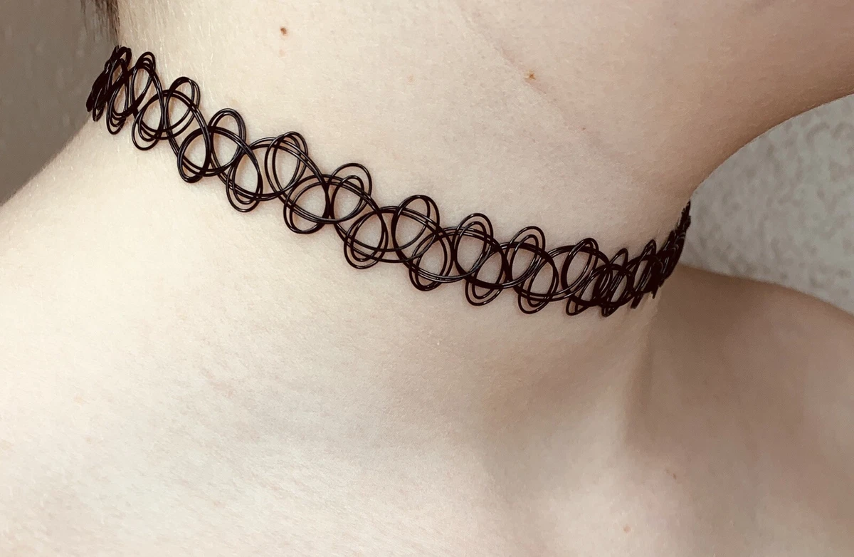 Black Choker with Studs