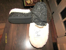 Sonoma UNISEX Size 10/11 Gray Slipper, House Shoes
