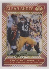 2020 Panini Illusions Clear Shots Red 117/149 Troy Polamalu #11 HOF n0c