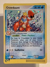 Pokemon Crawdaunt 3/97 Ex Dragon Rare Holo Eng