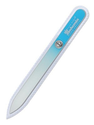 BOHEMIA Czech Glass Nail File in Plastic Case-3D Sticker-Manicure&Pedicure 5358
