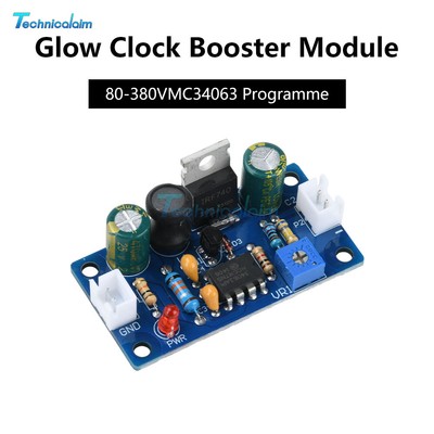 DC9-12V to 80-380V Adjustable Boost Module 6E1 6E2 6E5 Tube Step-up Power Module