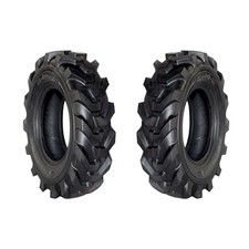 Pair of 2-12.5/80-18 Forerunner QH603 Backhoe Tires -R-4 Tread-12 PLY-12.5X80-18