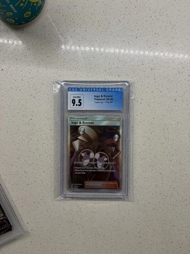 2019 Pokemon TCG SM Team Up Ingo & Emmet 176/181 Full Art CGC 9.5