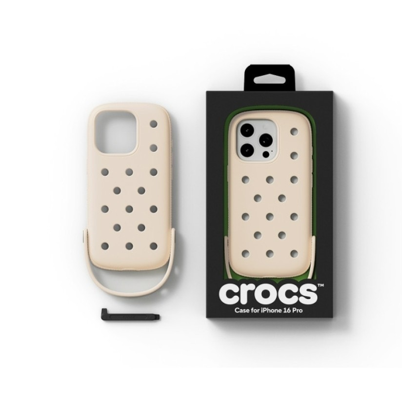 i Phone 16 Pro Crocs Case 5 colors Black / Bone / Pink / Mint