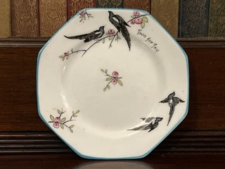 Paragon Two For Joy Magpie Plate For Princess Elizabeth By Duchess Of York 1926