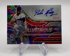 2021 Panini Spectra Pedro Martinez Legends Psychedelic SP Auto Red Sox HOF Rare”