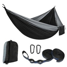 Camping Hammock, Portable Hammocks with Tree Straps  Attached Carry Bag,