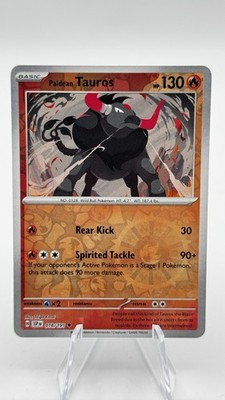 Paldean Tauros 018/191 Sv08: Surging Sparks Reverse Holo