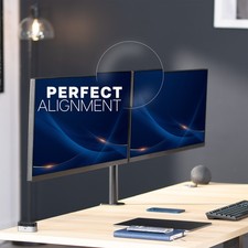 VIVO Telescoping Dual Ultrawide 27" to 38" Monitor Heavy Duty Desk Mount Stand
