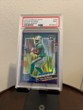 2023 Panini Donruss Optic - Rated Rookie De'Von Achane #269 Purple Shock Prizm