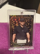 2024 UD GOODWIN CHAMPIONS TIGER WOODS #P2 PLATINUM TORTOISE SHELL SP#/149