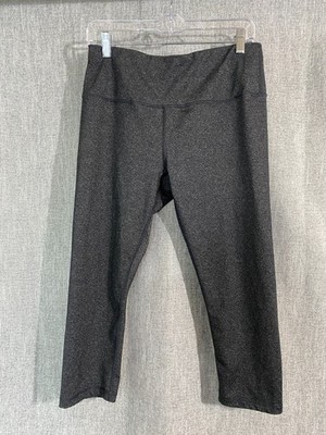Active Life Workout Leggings Women s XL Charcoal Gray Athleisure Stretch Pocket