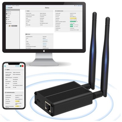 Zigbee 3.0 Dongle Gateway Zigbee2MQTT Wi-Fi Ethernet USB