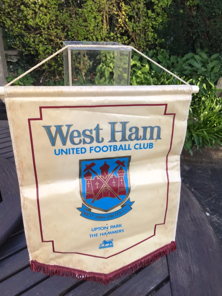 West Ham United fanion vintage football banderin pennant