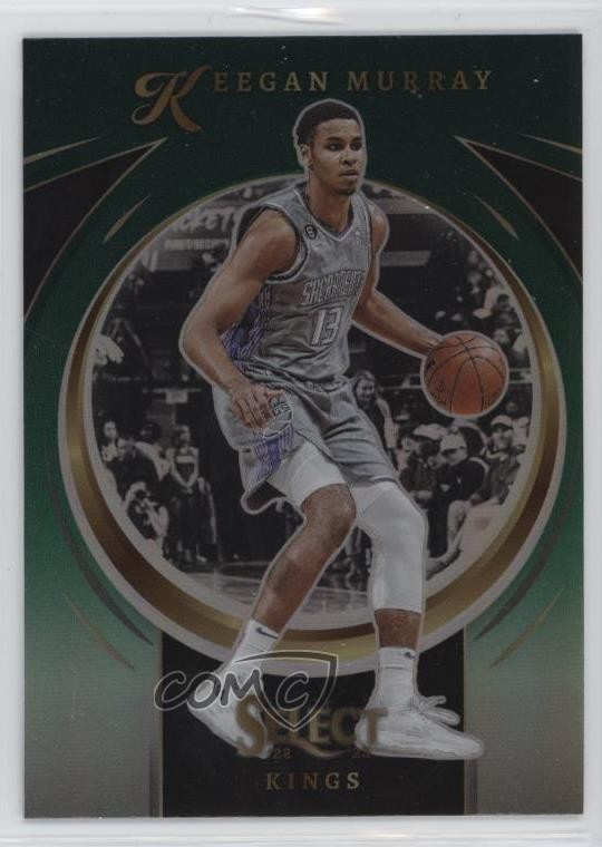 2022-23 Panini Select Select Certified Green Prizm Keegan Murray #15 07rd