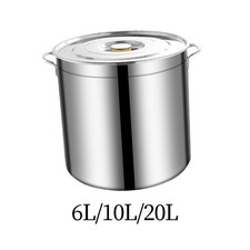 Stainless Steel Stockpot Tall Cooking Pot for Boiling Strew Simmer Easy to Clean