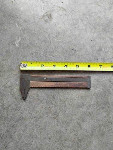 Vintage Lufkin No 016 6" Caliper Slide Rule Made in England