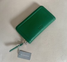 NEW Oliver Bonas Maddie Green Faux Leather Wallet Purse, With Tags Rpr £30