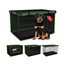 Dog Crate Cover - Advanced Sound-Reducing Thermal Insulation Technology for 5...