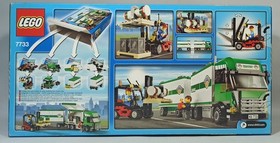 LEGO 2008 CITY CARGO #7733 TRUCK & FORKLIFT SET SEALED