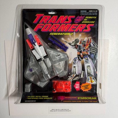 1992 Hasbro Transformers Generation 2 G2 Decepticon Starscream New Sealed