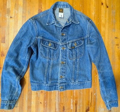 Vintage Lee Riders 101-J Denim Jacket Made In USA Size 40 (See Measurements)