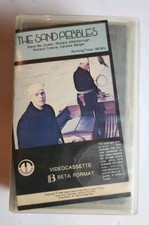 The Sand Pebbles Steve McQueen Betamax NOT VHS Part 1 2 Used