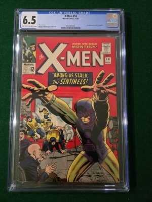 X-Men #14 CGC 6.5, 1st Appearance Sentinels, Marvel Comics 1965!