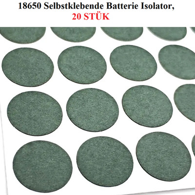 18650 Selbstklebende Batterie Isolator, 20 STÜK