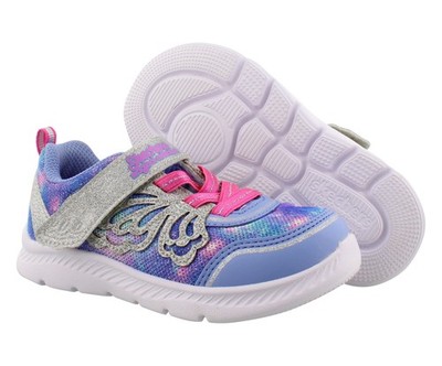 Skechers Comfy Flex 2.0 Pixie Dazzle Infant/Toddler Shoes Size 5, Color: