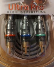 6 Foot RCA Cables Red, Blue & Green Used For HDTV & Video 720/1080i