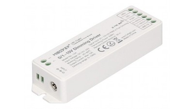 6970602180285 Sterownik LED MiLight 8-stref MONO 0-10V 1-10V PWM max.12A LS4 Mi-