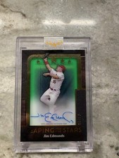 2025 Topps Five Star Jim Edmonds Leaping For The Stars Green Auto 01/10-BOOKEND!