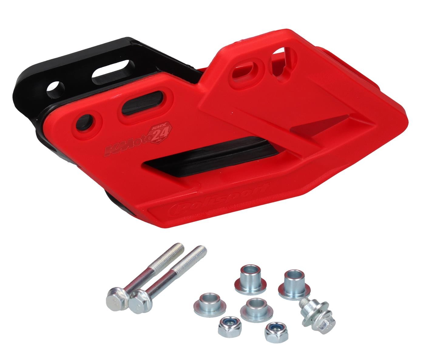 Polisport Performance Chain Guide fits Honda CRF 250R 450R from 07 red