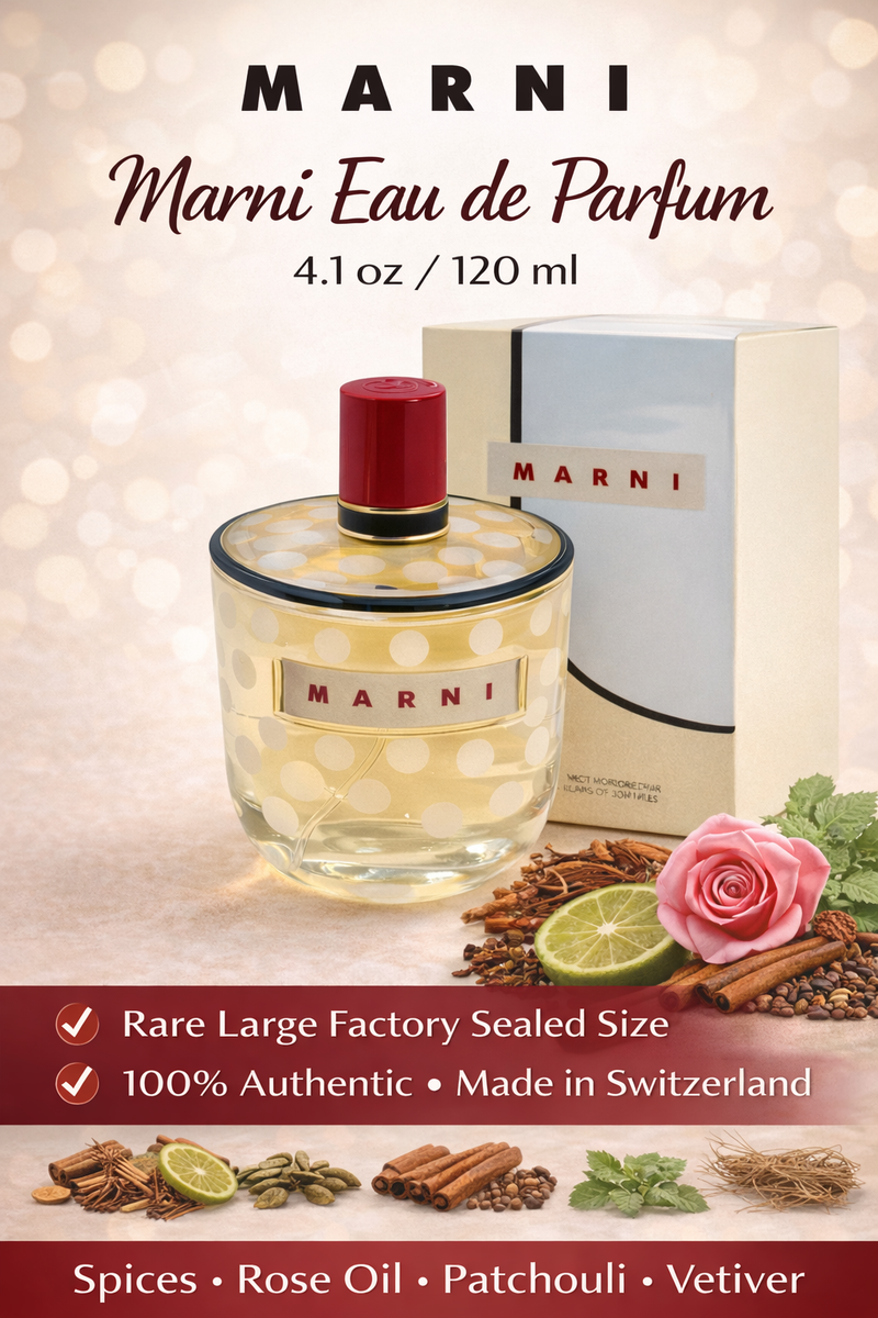 Marni Eau de Perfum for Women 4.1 oz / 120 mL EDP Spray New Sealed