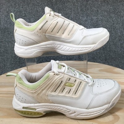 Reebok Shoes Womens 8 White DMX Shear Running Sneakers Leather Lace Up 6-145977