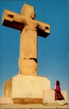 Mt Christo Rey Texas Christ Rey Christ of the Rockies ~ unused postcard sku177