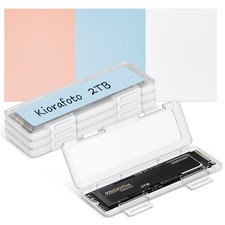 4-Pack Clear M.2 SSD Cases 2230-2280 Anti-Static Shockproof Storage Box