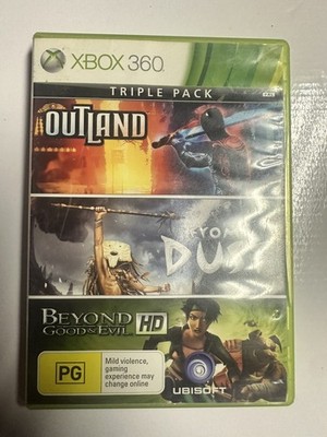 Outland, From Dust,  Beyond Good & Evil HD Triple Pack - Xbox 360 Game + Manual