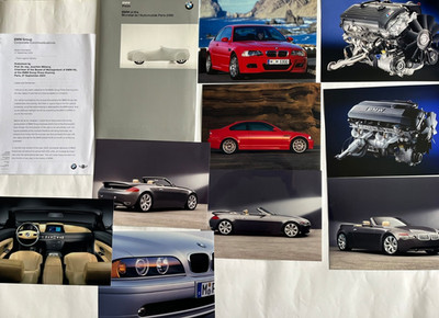 BMW M3 & Z9 2000 23,5cm x 18cm Original Pressemappe & Foto x 9