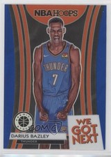 2019-20 Panini NBA Hoops Premium Stock We Got Next Blue Darius Bazley #16 15fy