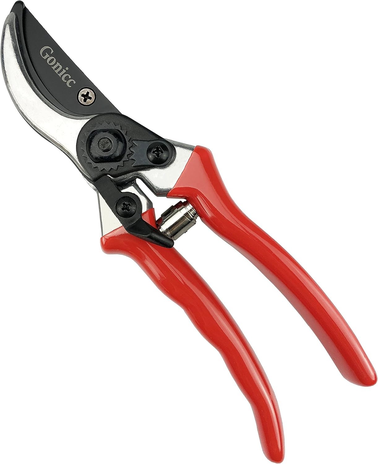 Durable 8" Hand Pruner - High Carbon Steel Garden Shears with Rust Protection