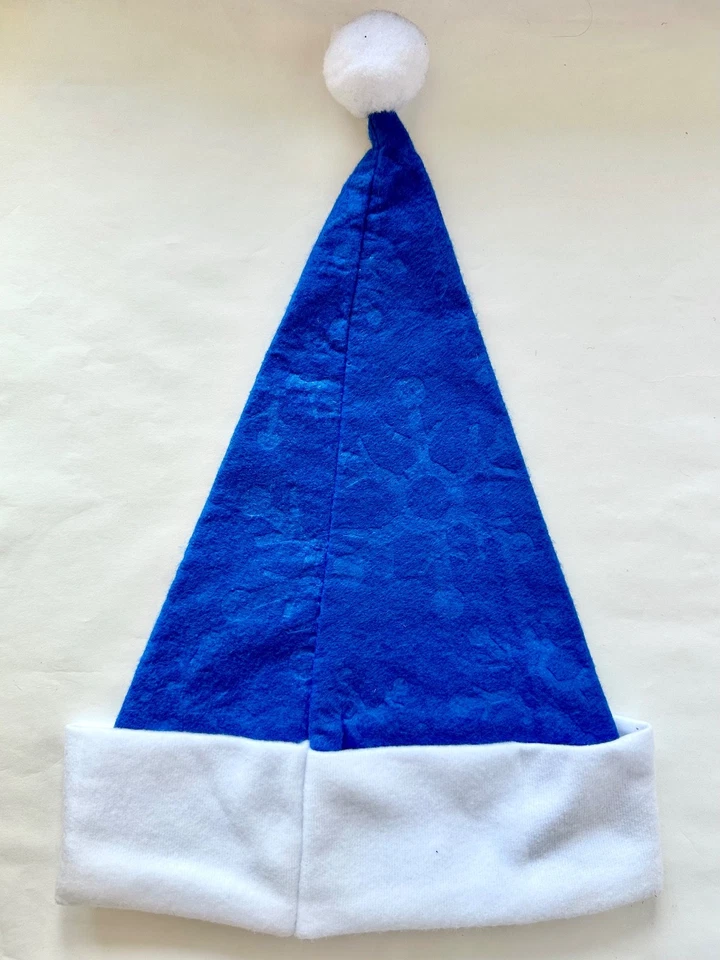 Toy Story 4 & 70s Star Wars Santa Hats Lot 3x Chistmas Holiday Blue Felt Disney - Image 4 of 4